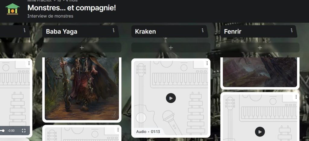 Créer des interviews audio de monstres avec Padlet – Lettres et TICE